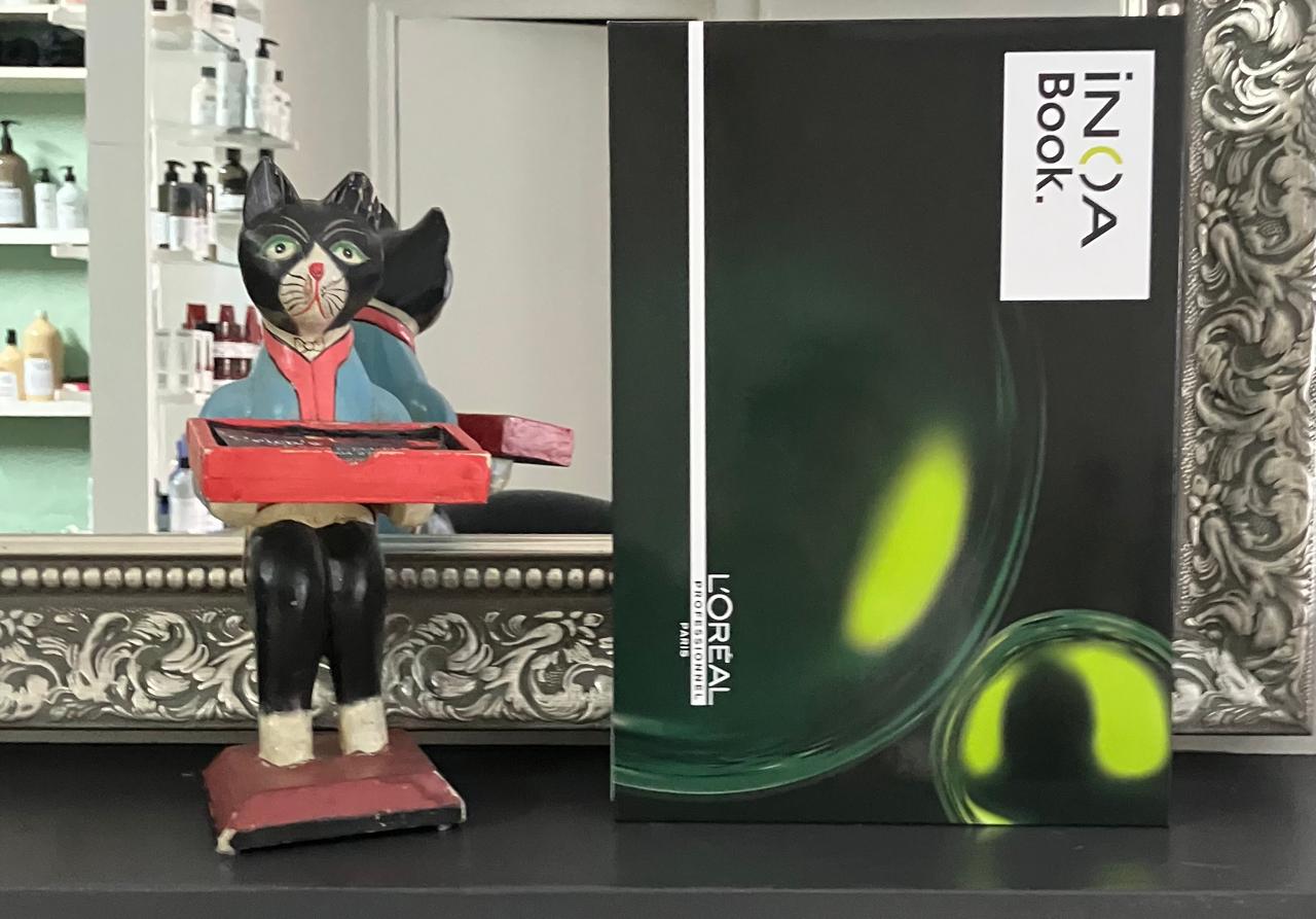 iNOA Book and the studio's signature cat