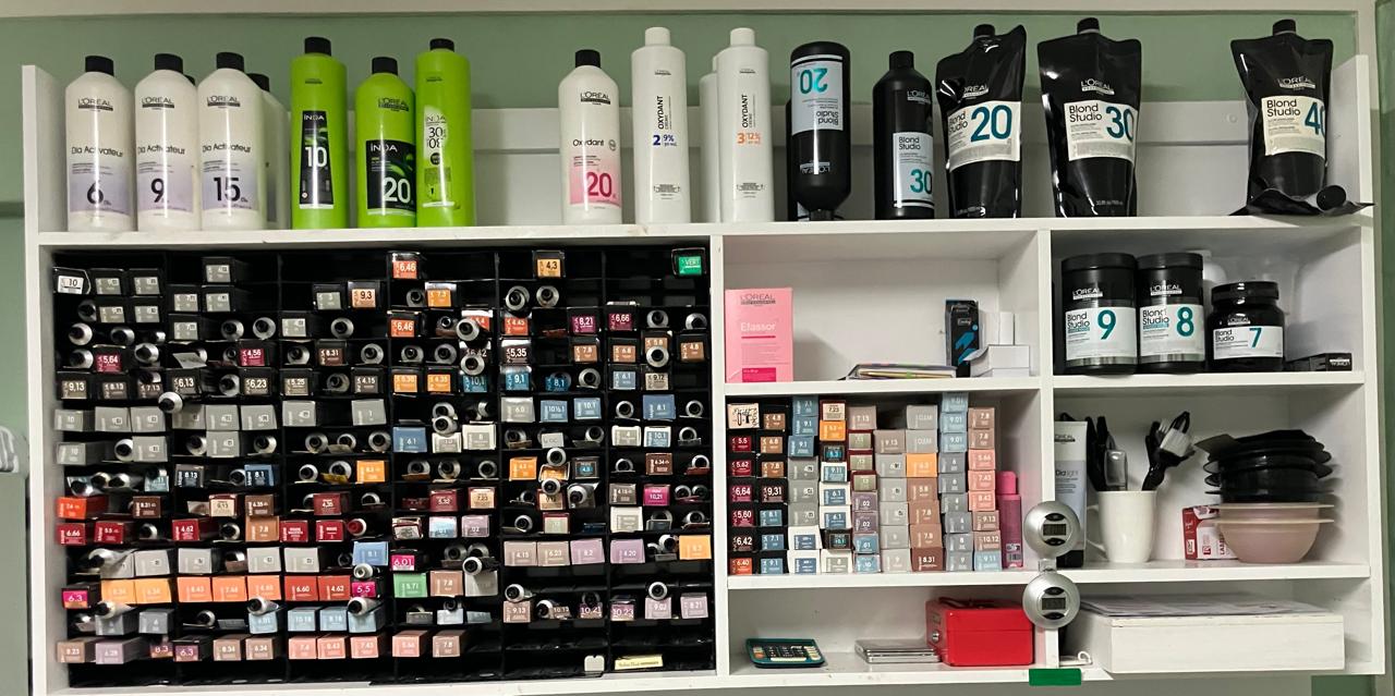 Full L'Oréal INOA, Majirel and Blond Studio colour library