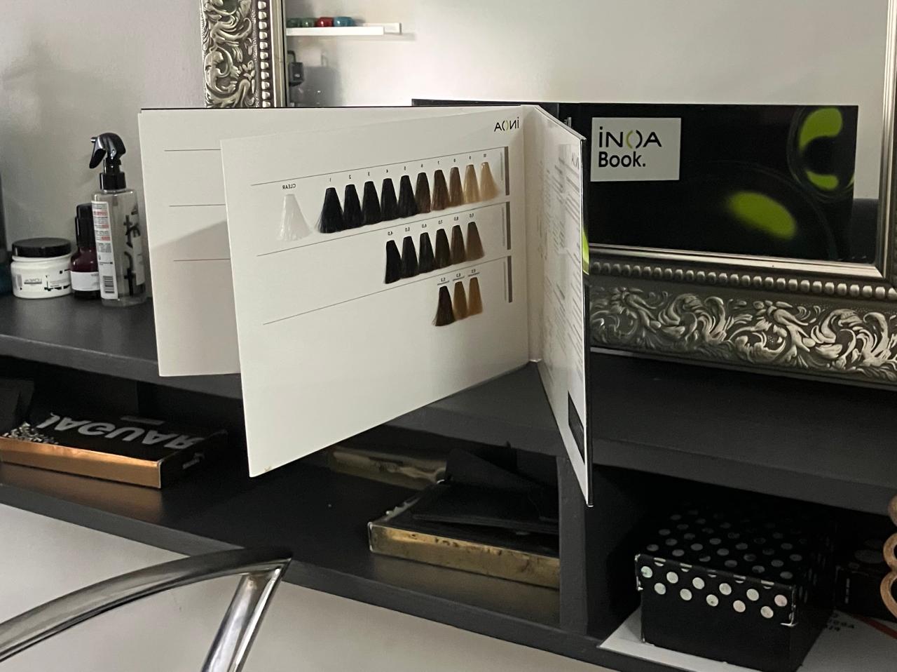 iNOA professional colour swatch book